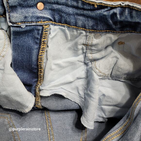 Old Navy Jeans Size 4 OG Straight High Rise Tummy Control Medium Wash - Picture 3 of 11